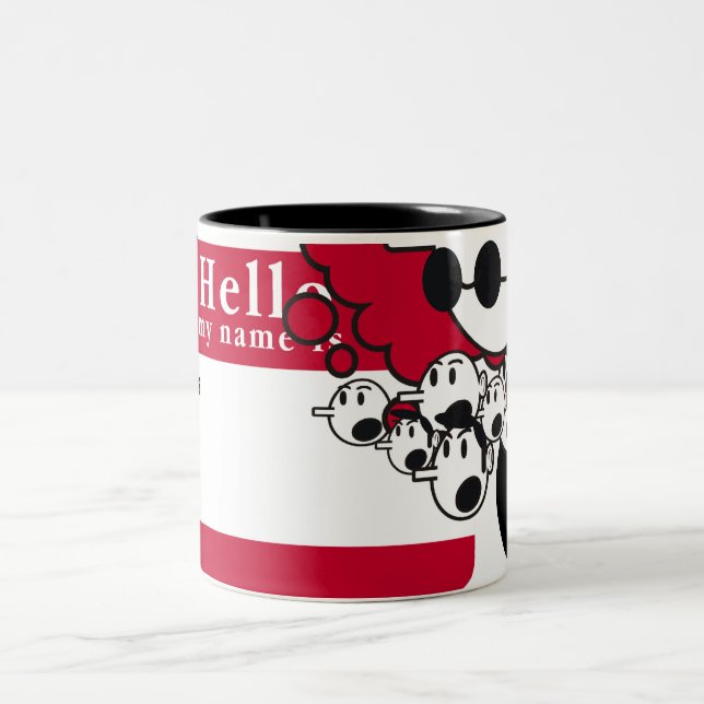 hejen mitt namn är Två-Tonad mugg (Center)