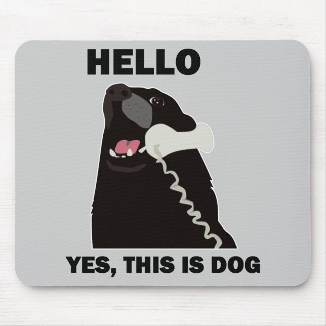 HEJER DENNA ÄR JA som HUNDEN, ringer telefonen Musmatta (Framsidan)