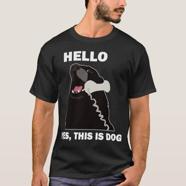 HEJER DENNA ÄR JA som HUNDEN, ringer telefonen Tröja (Framsida)