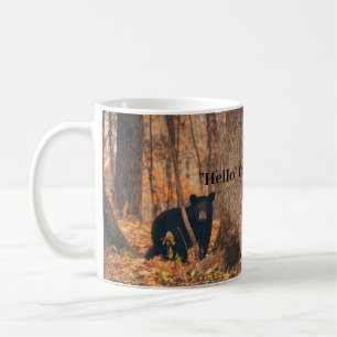 Hejer från Wisconsin med den svart björnen Kaffemugg