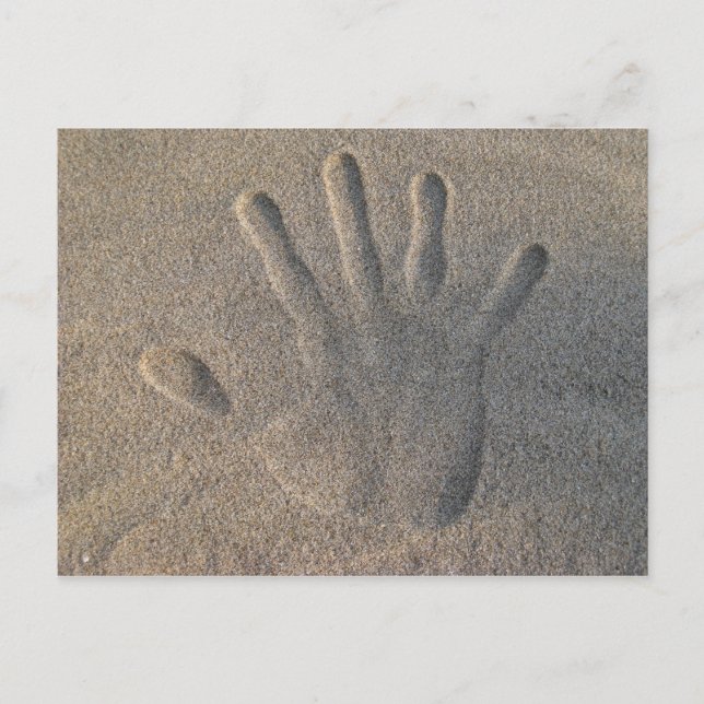 Hejer i sanden vykort (Framsida)