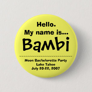 Hejer. Mitt namn är Bambi Knapp