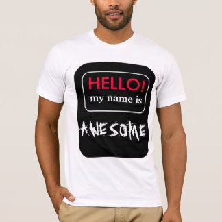 HEJER! mitt namn är den ENORMA T-tröja Tee Shirt