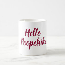 Hejer Poopchik! Ukrainsk mugg från babaen