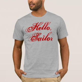 Hejer sjömanÅtsittande-passform utslagsplats: D Tee Shirt