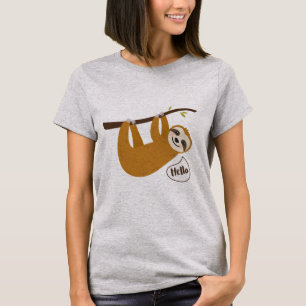 Hejer som hänger runt om Sloth T Shirt