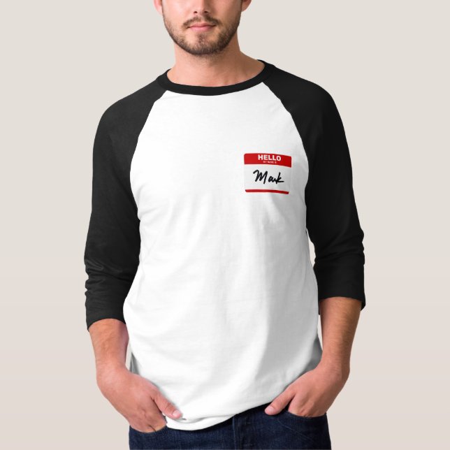 HEJER som mitt namn är, markerar (den röda Tee Shirt (Framsida)