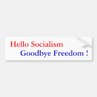 HejSocialism, Goodbye frihet! - Skräddarsy Bildekal