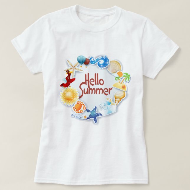 Hejsommar Tee (Design framsida)