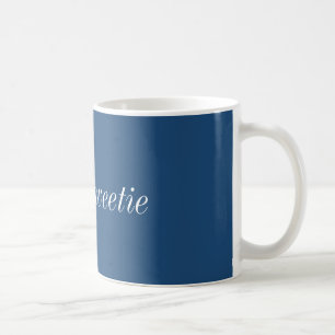 Hejsweetiemugg (blått) kaffemugg