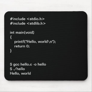Hejvärld! Mousepad Musmatta