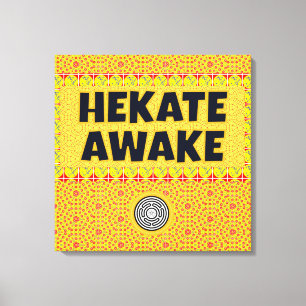 Hekate Aake Strophalos Iynx Seal Nyckel Sigil Canvastryck