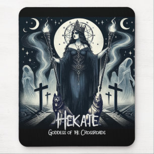 Hekate Gudinnan vid vägkorsningen Spökande andar Musmatta