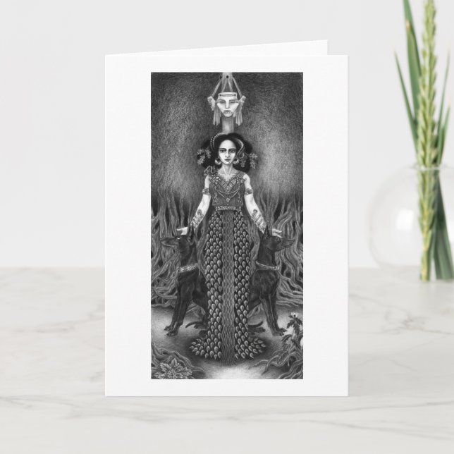 Hekate of the Crossways Greeting Card Kort (Framsida)