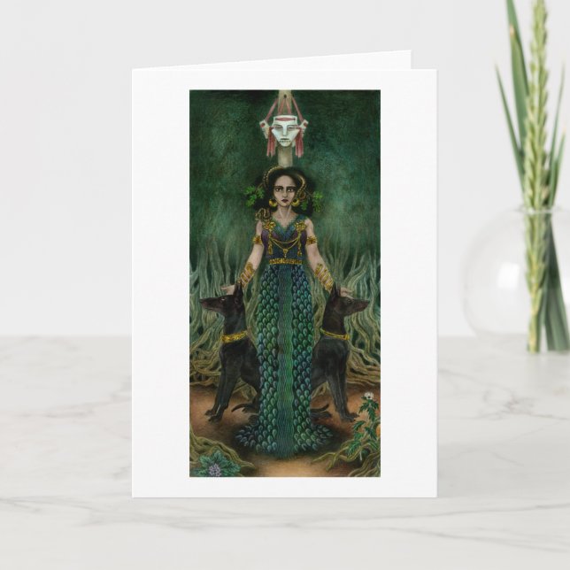 Hekate of the Crossways Greeting Card Kort (Framsida)