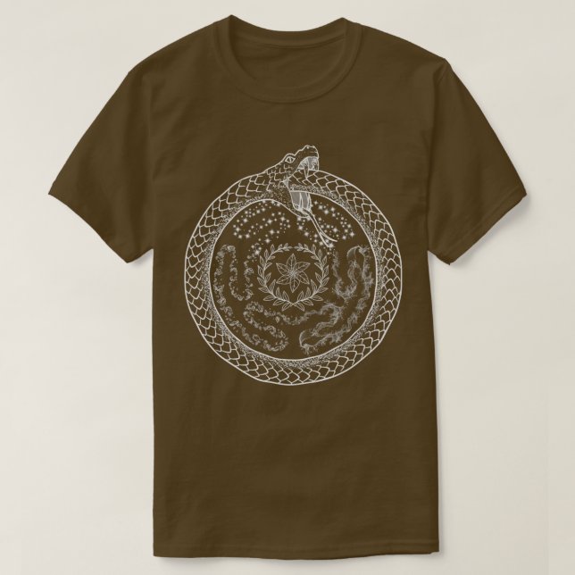 Hekate Wheel Hecate Strophalos Ouroboros Pagan Wit T Shirt (Design framsida)