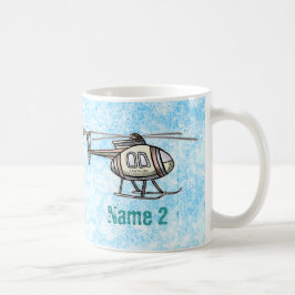 Hektisk helikopter-mugg kaffemugg