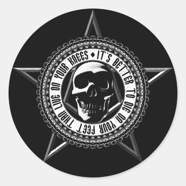 Hel- eller dieselskalstreck runt klistermärke (Framsida)