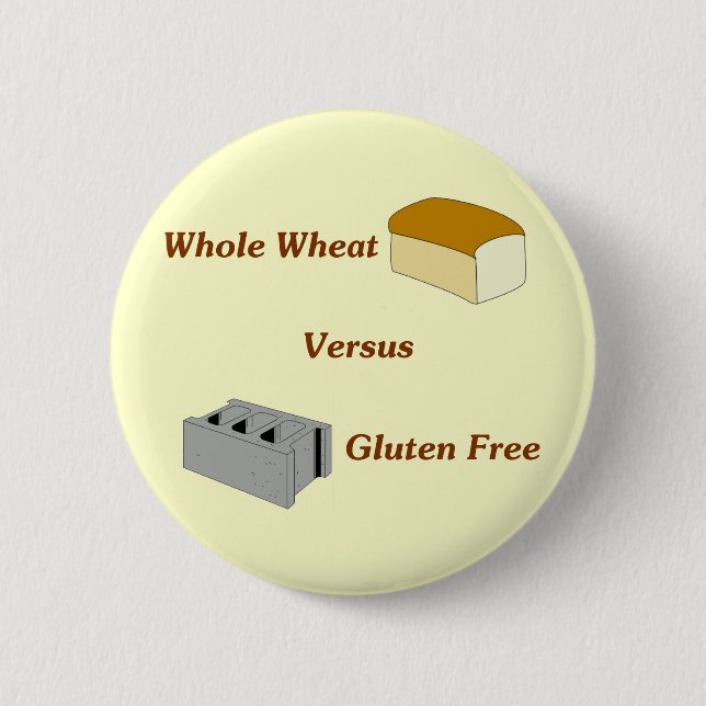 Hel Gluten för vete frigör kontra Knapp (Framsida)