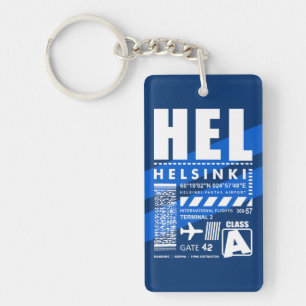 HEL Helsingfors flygplats Nyckelring