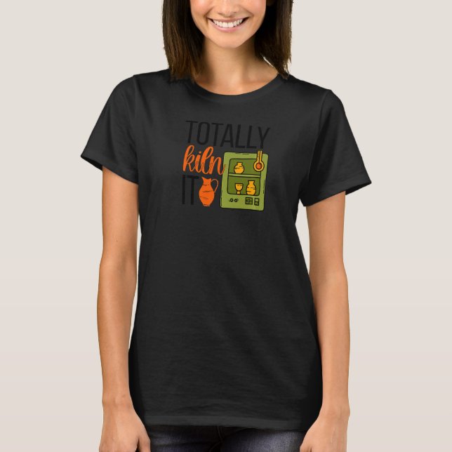 Hel, kilo it pottery Maker Ceramic Pottery Cera T Shirt (Framsida)