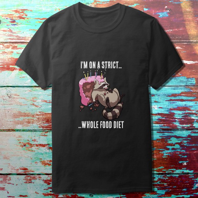 Hel mat och dryck som äter födelsedagskaka t shirt (Skapare uppladdad)