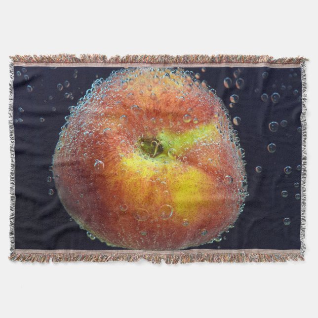 Hel persika i Vatten Throw Blanket Filt (Framsidan)