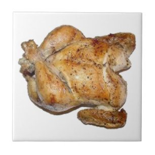 Hel roast Chicken Kakelplatta