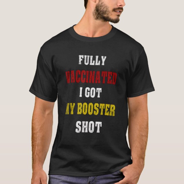 Hel vaccinerad I Har Mitt boostervaccin 20 T Shirt (Framsida)