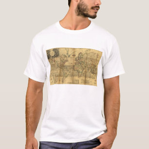 Hel världskarta av den Herman mollen (1719) T-shirt