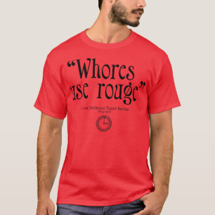 Hela användan rouge Fanny Button BBC Spöken T Shirt