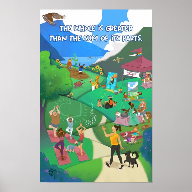 HELA ÄR Underbarare X TARYN COZY Poster (Framsidan)