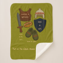 Hela Armor Sherpa-garn Utseende Babyfilt