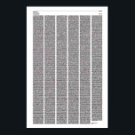 Hela Bok i Genesis Poster<br><div class="desc">En 24x36-tumsskärm poster hela texten Bok i Genesis.</div>