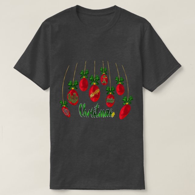 Hela Bollar går in i julostdesignen T Shirt (Design framsida)