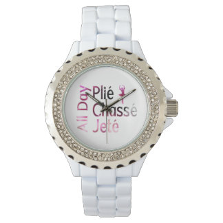 Hela dagen, Chasse, Jete ~ Ballet Design Armbandsur