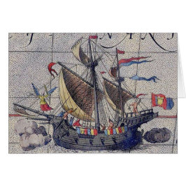 Hela Frakten Karta i Stillahavets gratulationskort Hälsningskort