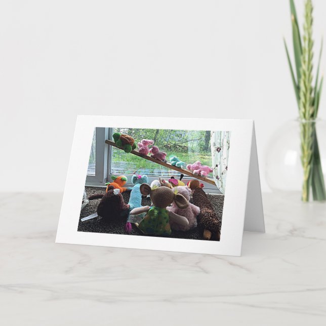 HELA GANG ÄR SÅ LYCKLIG ONYOUR *16:e BIRTHDAY* Kort (Framsida)