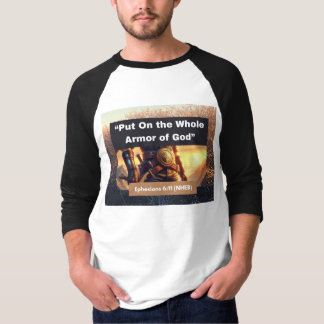 Hela Guds armor - 3/4 Längd T-Shirt