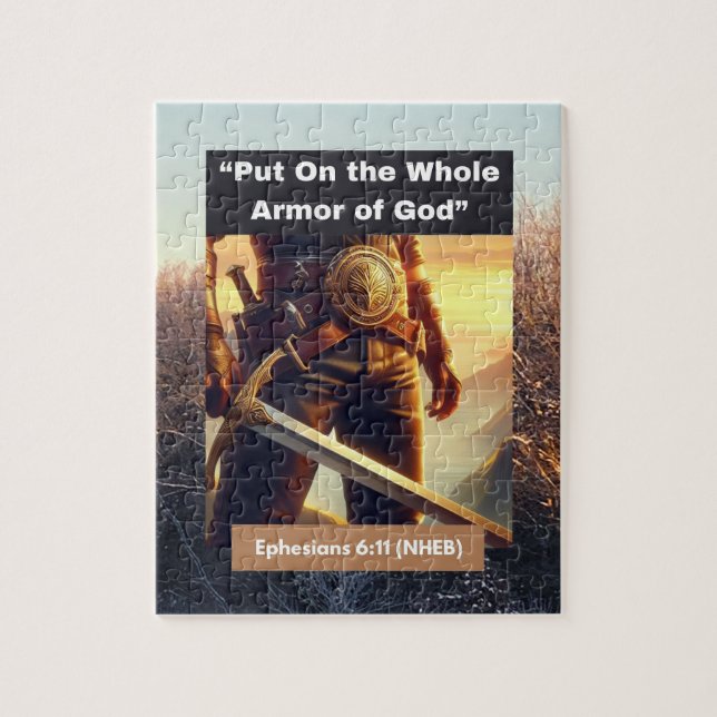 Hela Guds armor - Pussel (Vertikal)
