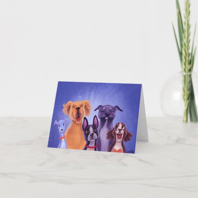 Hela Hundar Tack Kort (Framsida)