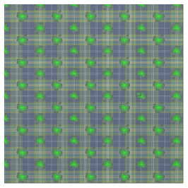 Hela Irland Blue klöver tartan Tyg