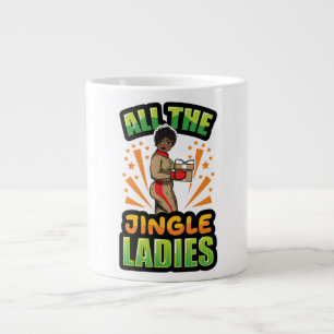 Hela Jingle Dam jul Pajama Melanin X-m Jumbo Mugg