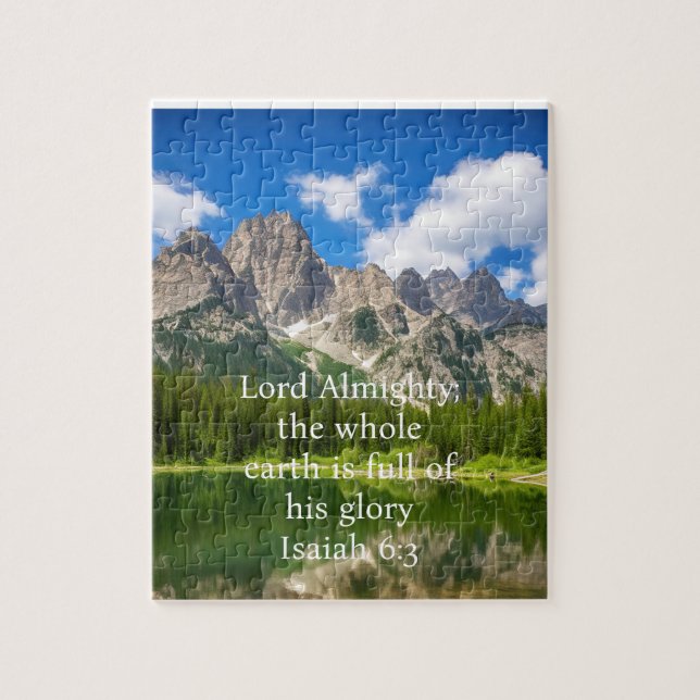 Hela jorden är Fullt av sin glans Pussel (Vertikal)