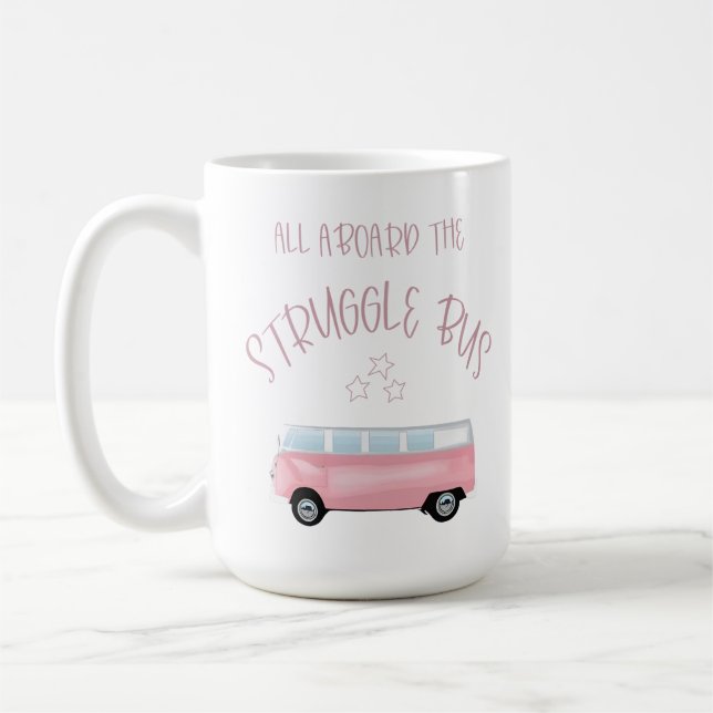 Hela kampen mot den vita keramiska Mugg i Buss Mug (Vänster)