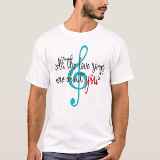 Hela kärlek sång t shirt