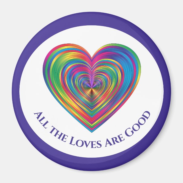 Hela Kärleken är Bra Magnet (Framsidan)