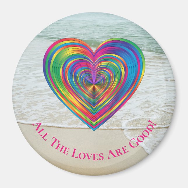 Hela Kärleken är Bra Magnet (Framsidan)