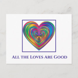 Hela Kärleken är Bra Vykort