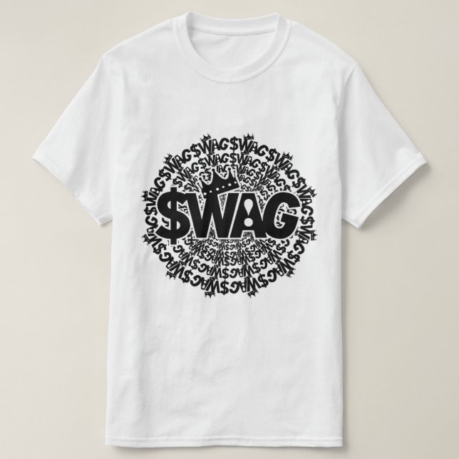 Hela Kung runt Swag T Shirt (Design framsida)